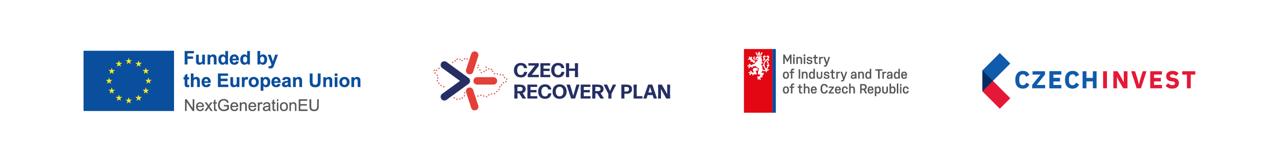Funded by the European Union NextGenerationEU, Czech Recovery Plan, Ministry of Industry and Trade, CzechInvest